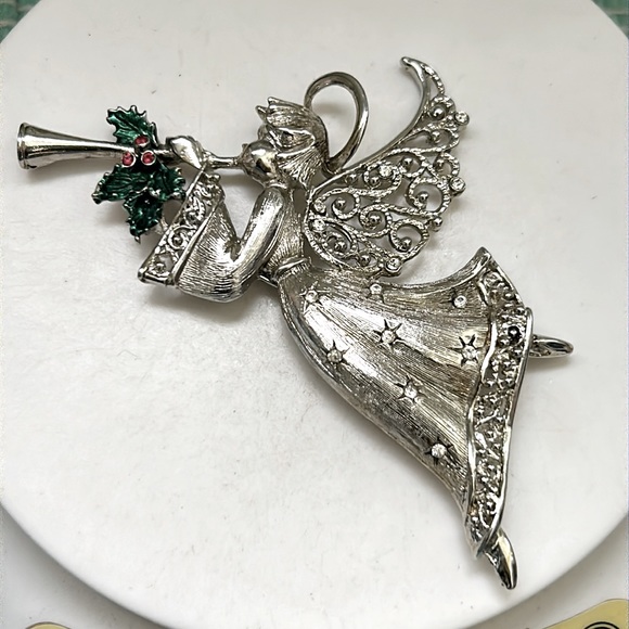 🖤JJ Vtg Angel brooch - Picture 13 of 13